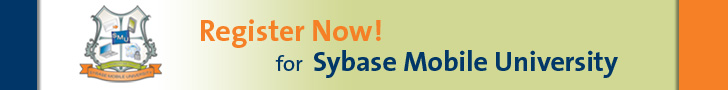 Sybase Mobile University - Banner (no summer school)